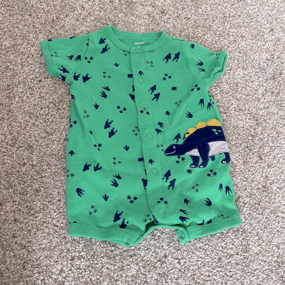 Carters 3 month one piece shorts onesie